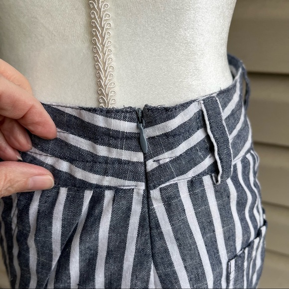 •Just Living• Striped Faux Wrap Skirt - Size Small - Picture 6 of 8